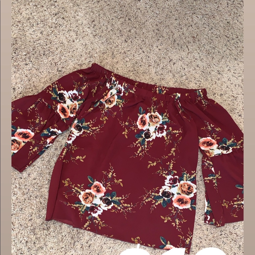 Off the shoulder blouse